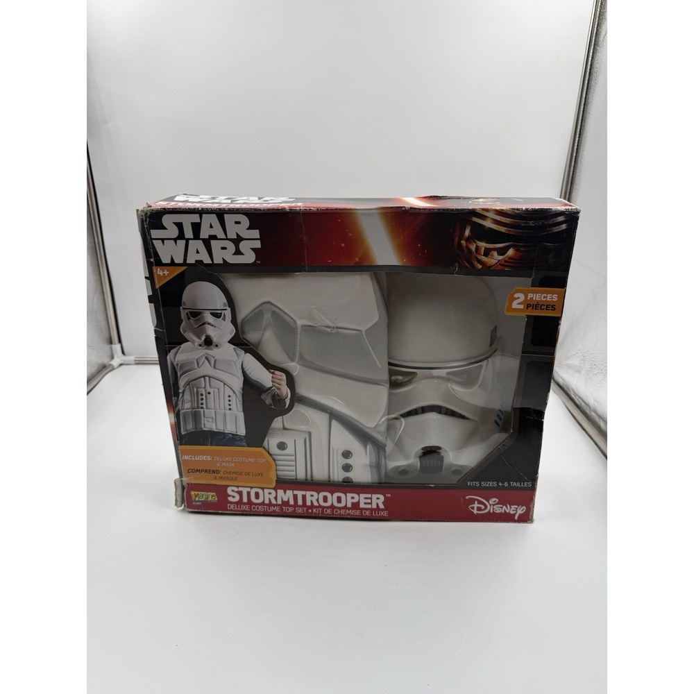 Star Wars Stormtrooper Deluxe Custome Top Set Fit‎ Size 4-6 Tailles